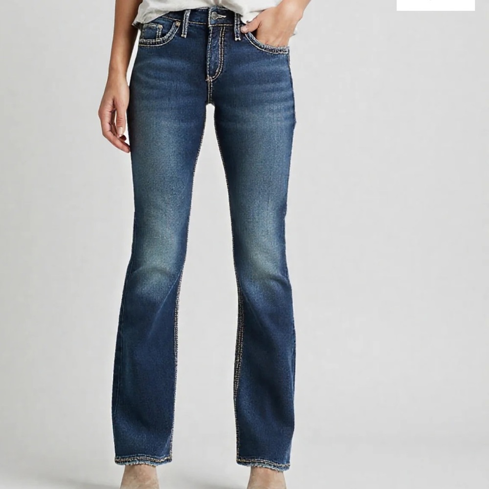 Silver Jeans Natsuki Dark Blue Flare Women's Jeans